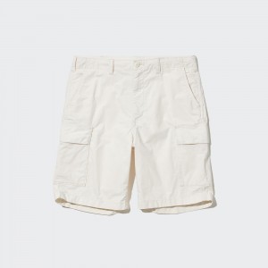 UNIQLO Cargo Shorts Off White | SKPUEXT-67