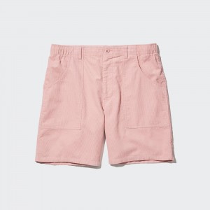 UNIQLO Corduroy Shorts Pink | RYSVXJE-76