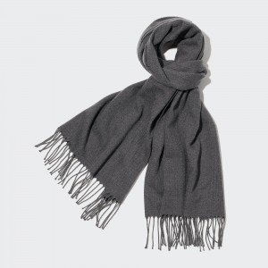 UNIQLO Heattech Scarf Gray | SZIMHBX-63