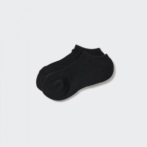 UNIQLO Heattech Short Thermal Socks Black | TWPHIDA-07