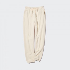 UNIQLO Joggers Off White | ZJIYEMQ-19