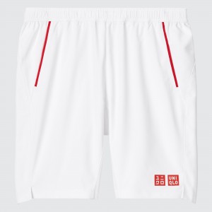 UNIQLO Kei Nishikori London 2022 Dry Shorts White | AFGXYTZ-54