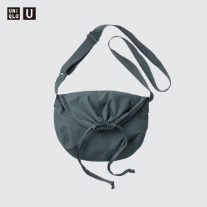 UNIQLO Mini Drawstring Bag Green | VOFTKQM-28