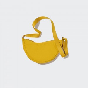 UNIQLO Round Mini Shoulder Bag Yellow | WNODHQK-01