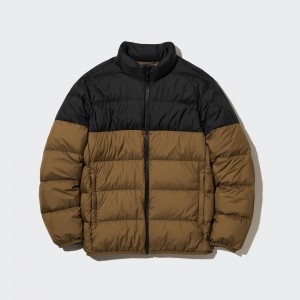 UNIQLO Ultra Light Down 3d Cut Jacket Brown | NVMYFAU-25