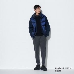 UNIQLO Ultra Stretch Dry Ex Joggers Long Dark Gray | UYZONSJ-69