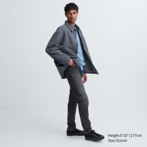 UNIQLO Ultra Stretch Skinny Fit Jeans Gray | KFIWXGZ-04