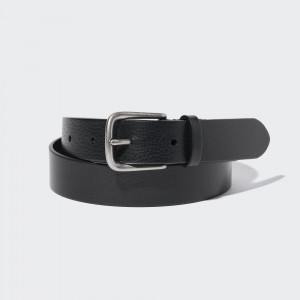 UNIQLO Vintage Belt Black | UDKGZVS-19