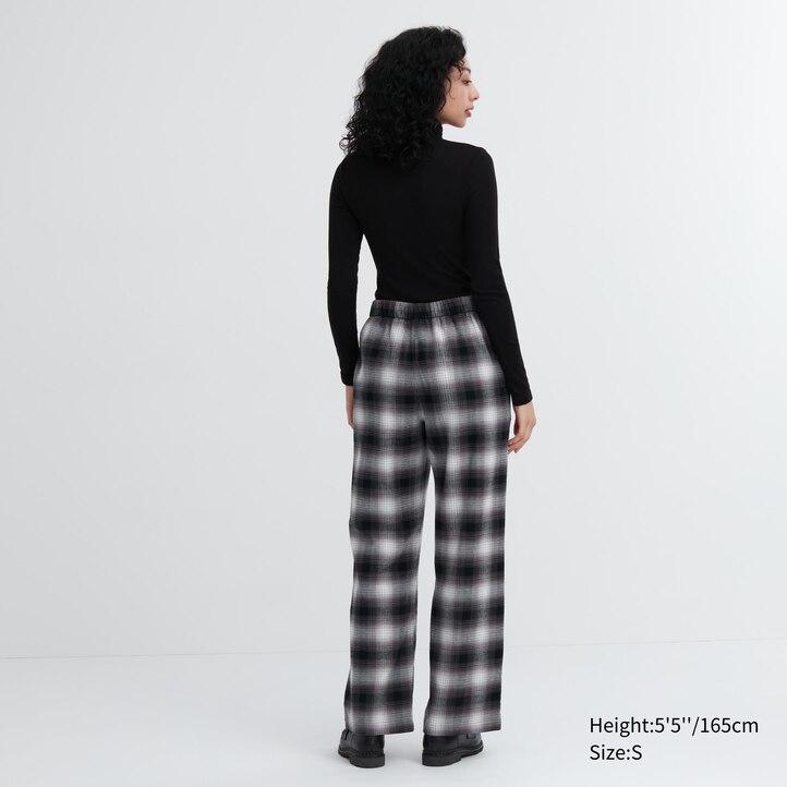 UNIQLO Flannel Trousers Gray | RVMSXCA-69