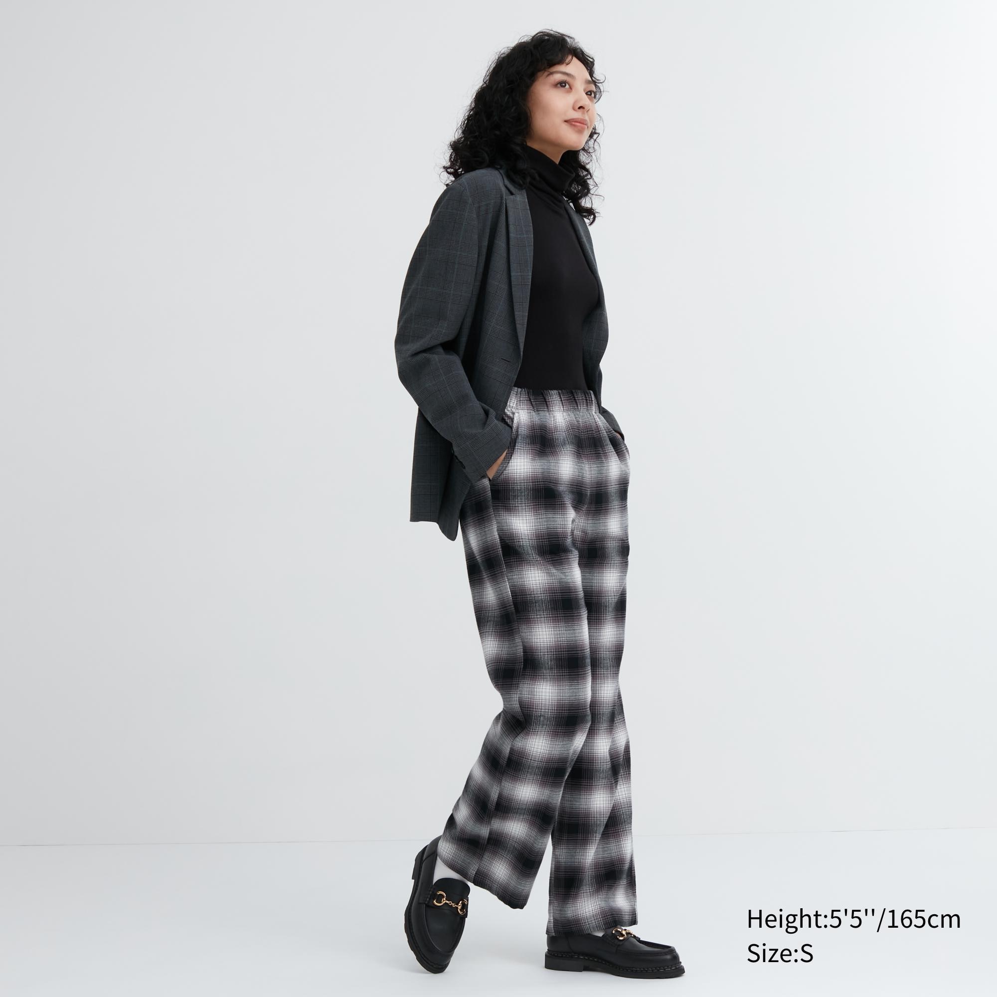 UNIQLO Flannel Trousers Gray | RVMSXCA-69